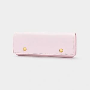 Pu Leather New Korean Style Simple College Square Stationery Pencil Case Convenient Sunglasses Storage Bag