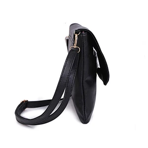 Wholesale Custom Promotional Simple Fashion PU Leather Ladies Wrist Messenger Bag