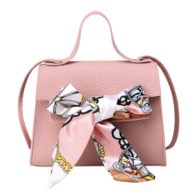 Korean Version New Simple Female Bag Shoulder Messenger Bag Retro Casual Fresh Silk Scarf Small Square Crossbody Bag