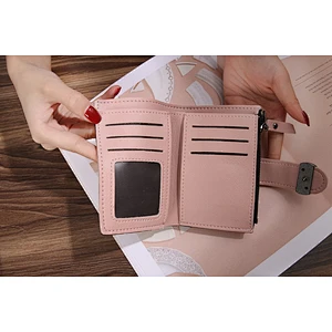 2020 New Design Colorful High Quality Plain Waterproof Ladies Clutch Purse Custom PU Leather Zipper Wallet Women