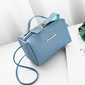 2020 Wholesale Multicoloured Faux Leather Fashion Messenger Luxury Vintage Handbag For Women Logo