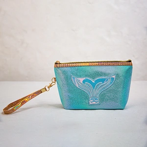 Fashion Waterproof Customized Logo Laser Women Cosmetic Pouch Bag Travel Bolsa De Cosmeticos
