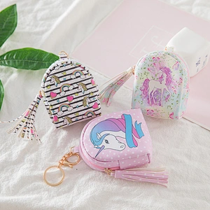 Fashion hot-selling unicorn coin purse cartoon children's coin key storage bag