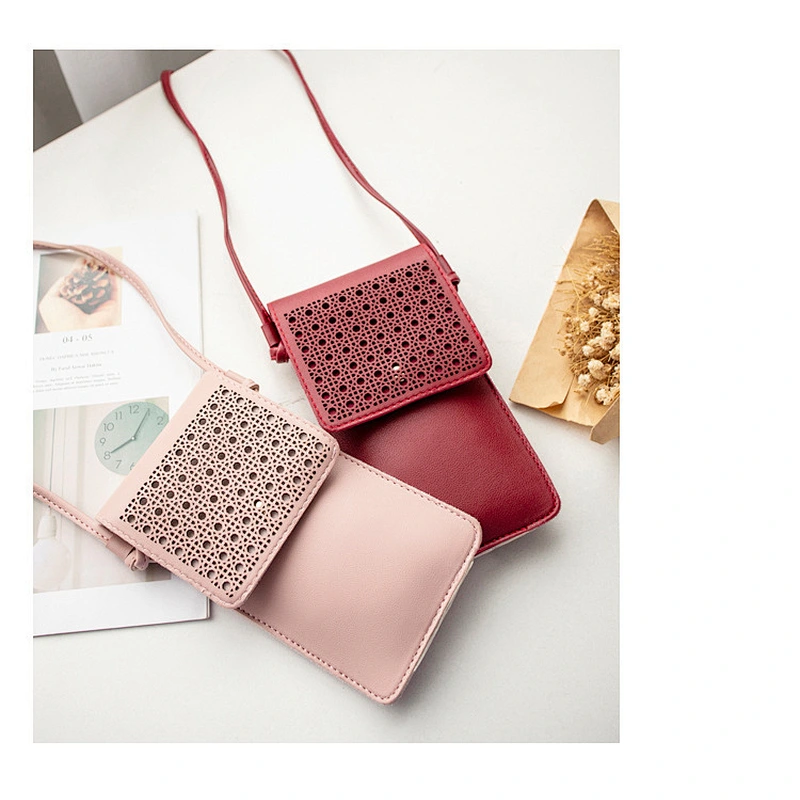 Wholesale small shoulder bag ladies Cell Phone Purse Wallet crossbody cell phone bag