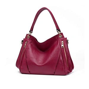 Wholesale fashion genuine leather tote bag women travel large capacity shoulder handbags