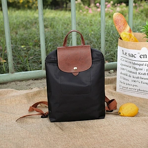 Simple Design Attractive Style Factory Price Casual Have A Zipper Polyester Bag Backpacks