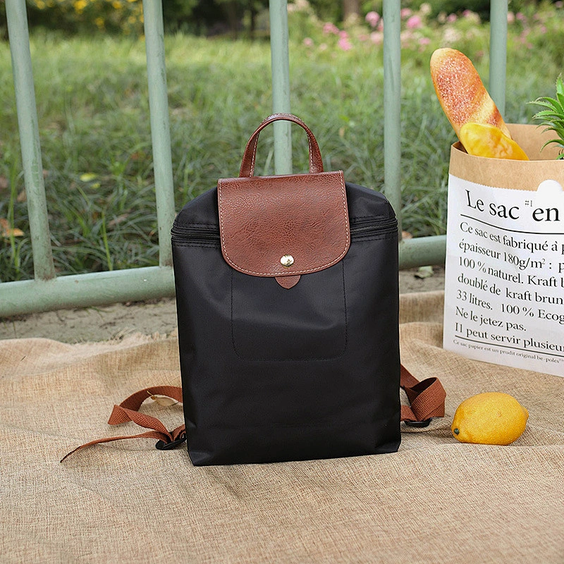 Simple Design Attractive Style Factory Price Casual Have A Zipper Polyester Bag Backpacks