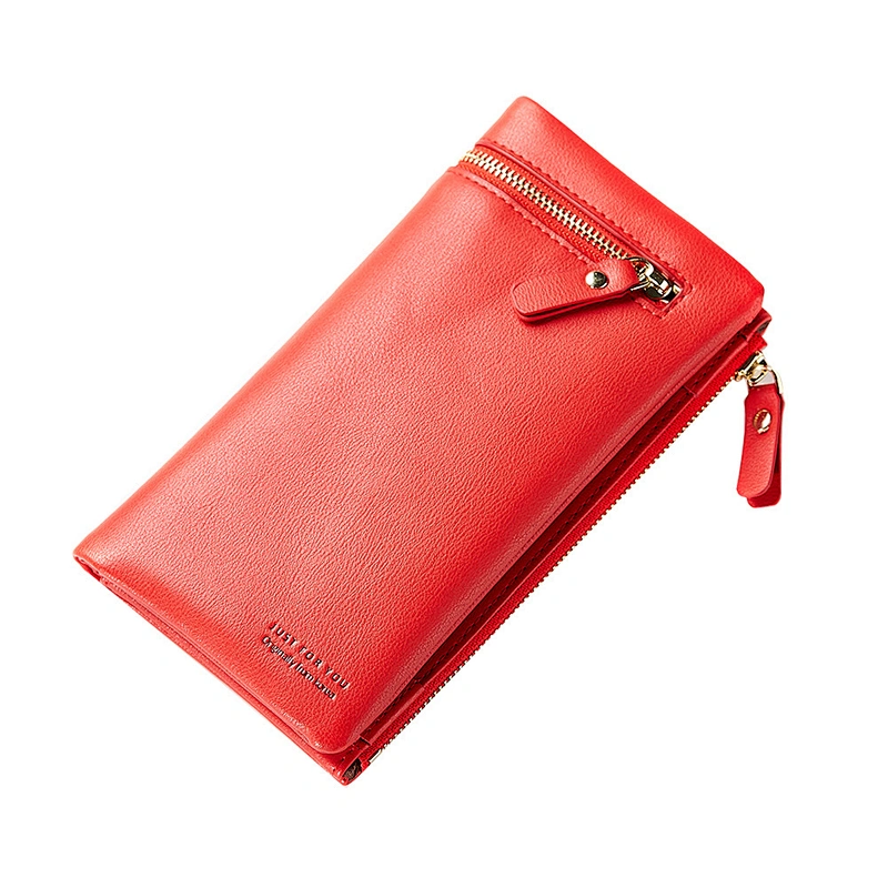 China Factory Latest Design High Quality Women Wallet Leather Ladies Purse