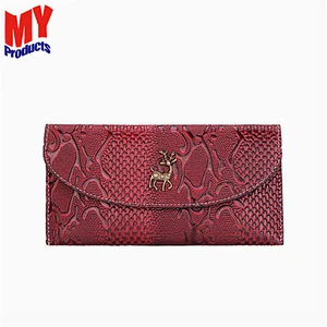 Fashion Customized PU Hinge Purse/Women Wallet