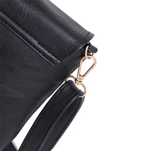 Wholesale Custom Promotional Simple Fashion PU Leather Ladies Wrist Messenger Bag