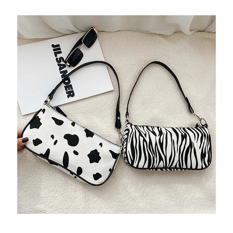 Personality Custom 2021 French Style Bags Ladies Handbag Zebra Print Baguette Bag Women Shoulder Bags