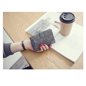 2019 Hot Selling Custom Mini Fashionable PU Wallet Hand Purse For Women