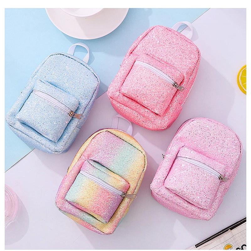 Factory wholesale glitter small wallet female simple cute sports key mobile phone wrist arm bag arm coin storage coin purse