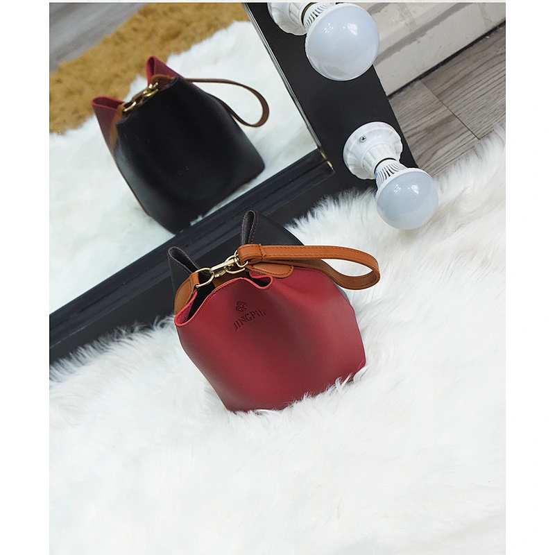 Embroidery pattern pu leather women tote bags stylish messenger bags
