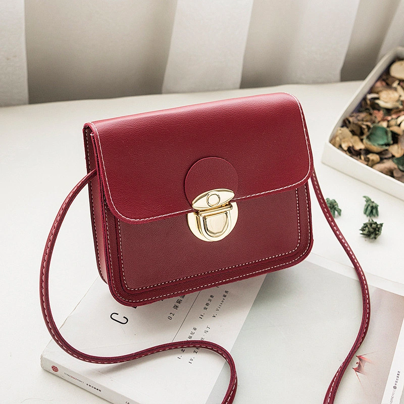 Fashion Newest Design Women Crossbody Bag Shoulder Pu Leather Messenger Bag Lady Handbag