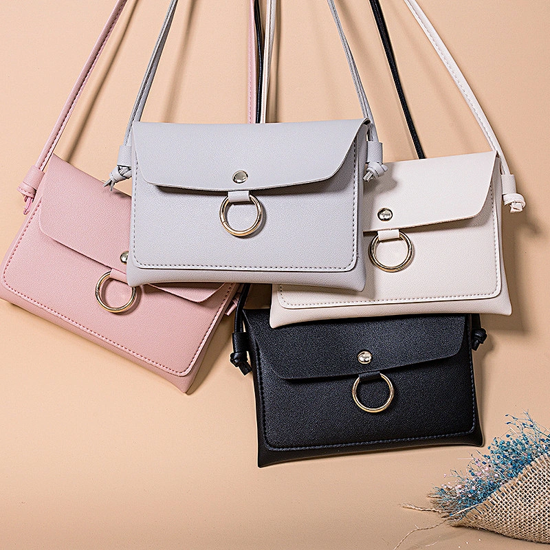 Promotional Oem Handbags For Women New Design PU Leather Crossbody Shoulder Bag