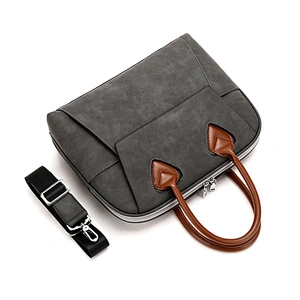 2020 Hot sale business women tote handbag pu leather laptop bag briefcase