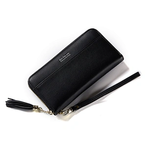 yiwu bag factory pu leather ladies card holder wallets leather woman
