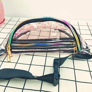 Fashion Laser Beach Waist Bag Fashion Cool Quicksand Bag Waist Bag Crossbody Hit Color