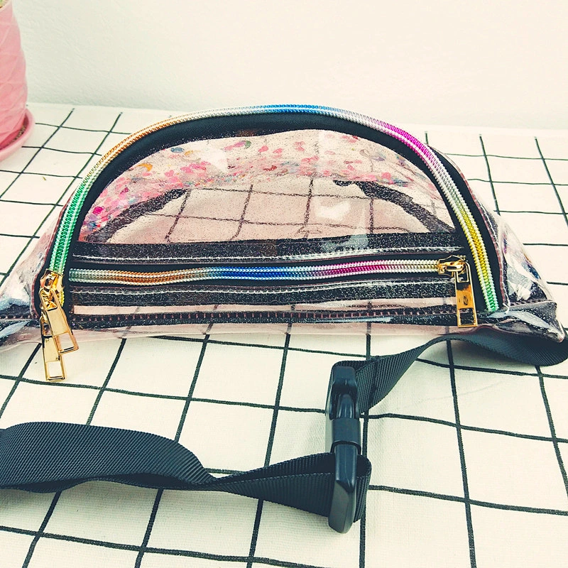 Fashion Laser Beach Waist Bag Fashion Cool Quicksand Bag Waist Bag Crossbody Hit Color