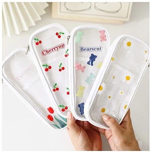 TPU Transparent Pencil Case Multi-Function Ins Small Portable Female Student Girl Pencil Case