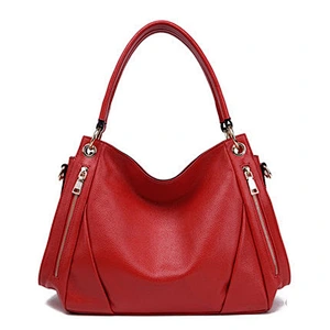 Wholesale fashion genuine leather tote bag women travel large capacity shoulder handbags