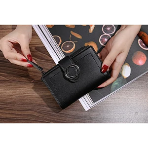 2020 New Design Colorful High Quality Plain Waterproof Ladies Clutch Purse Custom PU Leather Zipper Wallet Women