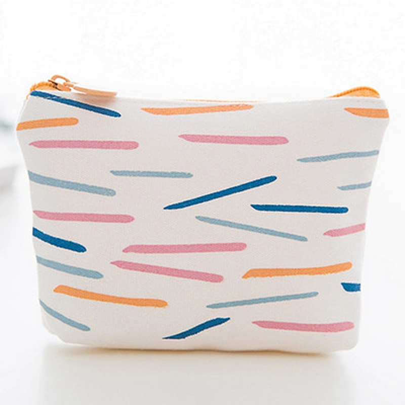 Wholesale 2020 New Simple Personality Canvas Coin Purse Female Small Fresh  Key Storage Bag Mini Cute Bag