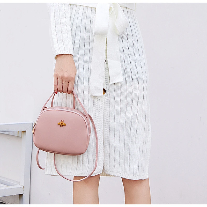 wholesale cheap price cute pink handbags ladies fashion pu bags for shopping and travel