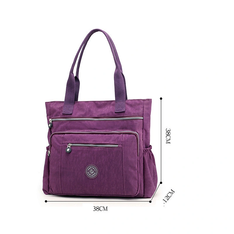 Factory Wholesale Custom nylon Women Handbag Fashion Lady Shoulder Bag Hot selling winter handbag Tote