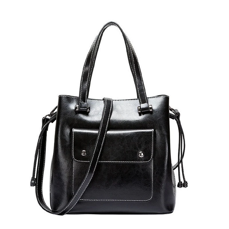 Wholesale Fashion Design Genuine Leather Bag Shoulder Handbags For Women
