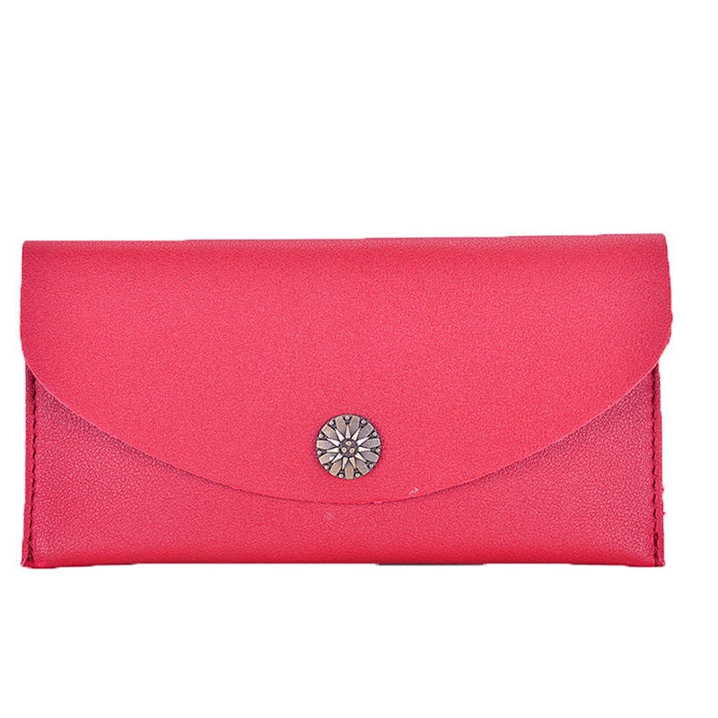 Women PU Leather Purse Long Popular Fashion Lady Wallet