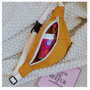 2020 New Design Kids Waist Bag Canvas Sling Bag Baby Girls Custom Logo Fanny Bag