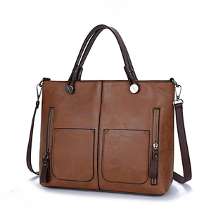2019 New fashion business messenger bag leather shoulder bags for men