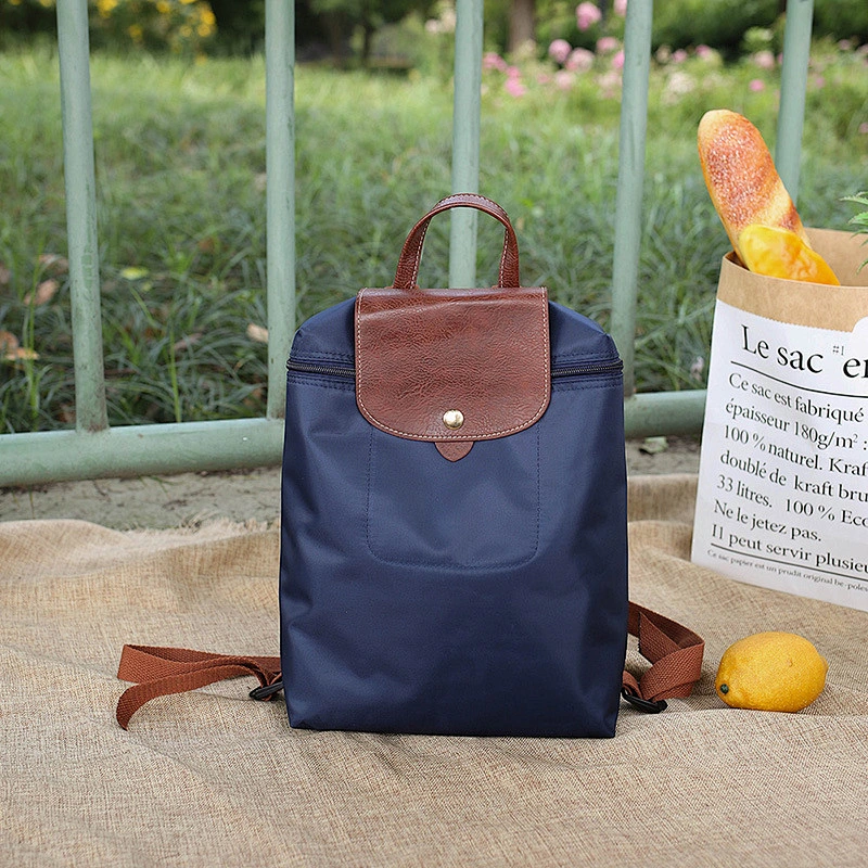 Simple Design Attractive Style Factory Price Casual Have A Zipper Polyester Bag Backpacks