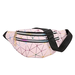 Fashion Women Laser Fanny Pack Ladies Custom Travelling Waterproof Waist Bag