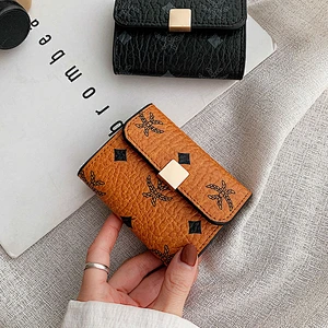 2020 New Organ Card Holder Ladies Fashion Multi-Card Position Business Card Holder Zipper Coin Purse Bag