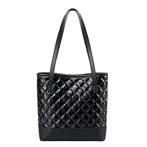 New Style Black Tote Bags Textured Handbag Ladies Wild Single-Shoulder  Bag Foreign Style Bag