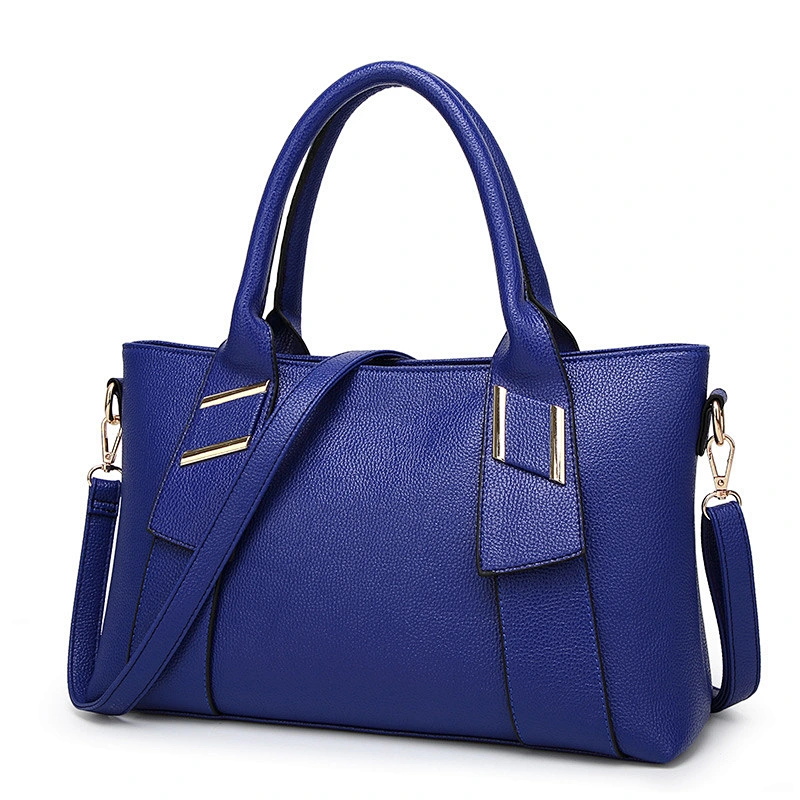 2019 Fashion Contrast Color Combination Bag Women PU Leather Handbag For Travel
