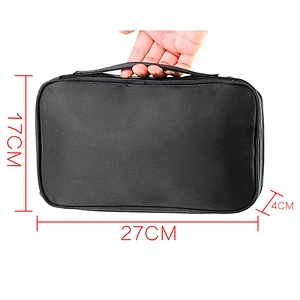Hot sale black makeup bag