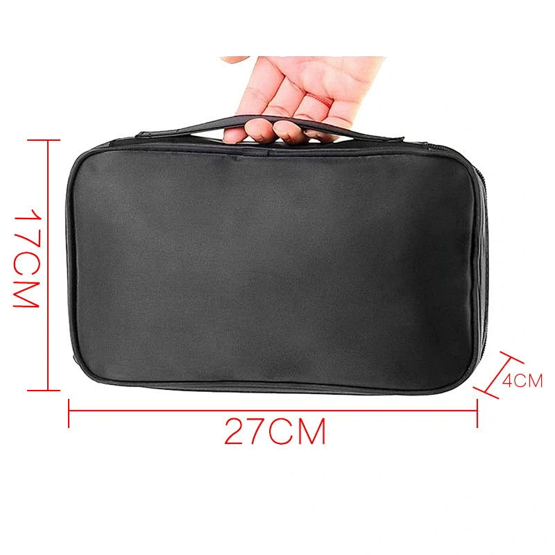 Hot sale black makeup bag