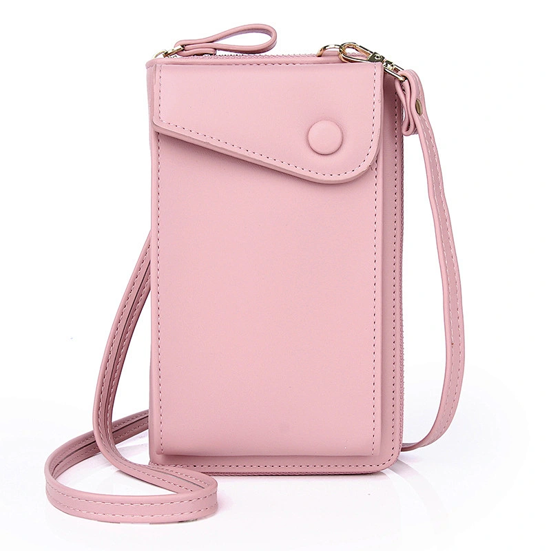 Fashion Retro Ladies Messenger Bag Solid Color Women'S Shoulder Bag Wallet