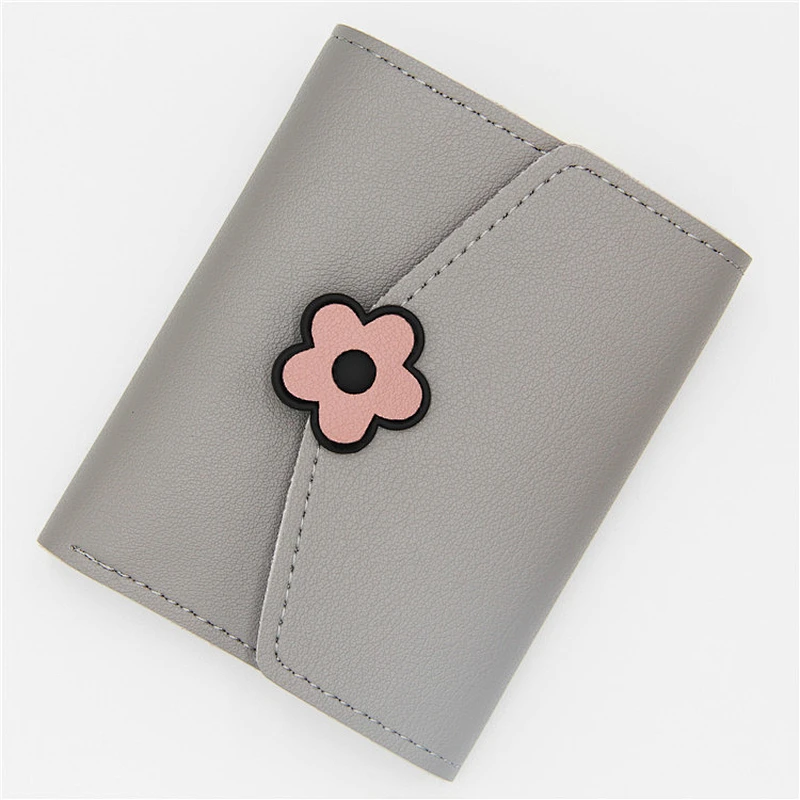 Female Purse Small Card Holder Leather Women Wallet