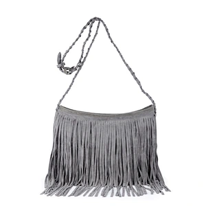 Popular Europe Style Crossbody Bags with Fashion Tassels Woven Long straps Women Handbags Lady's Bags Purses Shoulder Bag