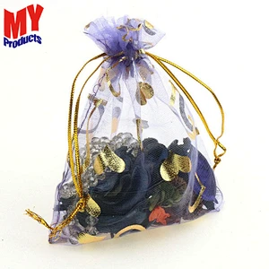 promotional folded drawstring gift bag fabric making nylon drawstring bag