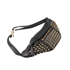 Money Phone Belt Bag Rivet Waist Pack Bag Hiking Climbing Outdoor Waist Pack