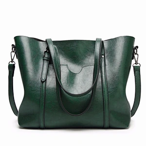 China Manufacturer Litchi Texture PU Leather Handbag Ladies Bag