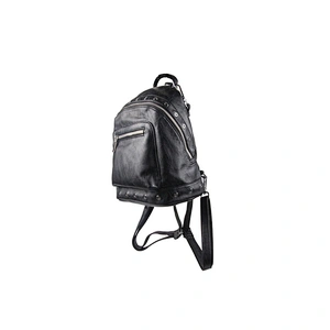 Women Black Backpack With 1 Cell Phone Pocket ,1 Zipper Pocket
