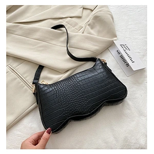 Custom 2020 New Fashion Alligator Designer Handbags Wholesale Women Ladies Luxury PU Leather Purses Handbags