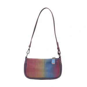 Ins Style Bag Female 2020 Summer New Trendy One-Shoulder Handbag Western Rainbow Underarm Bag